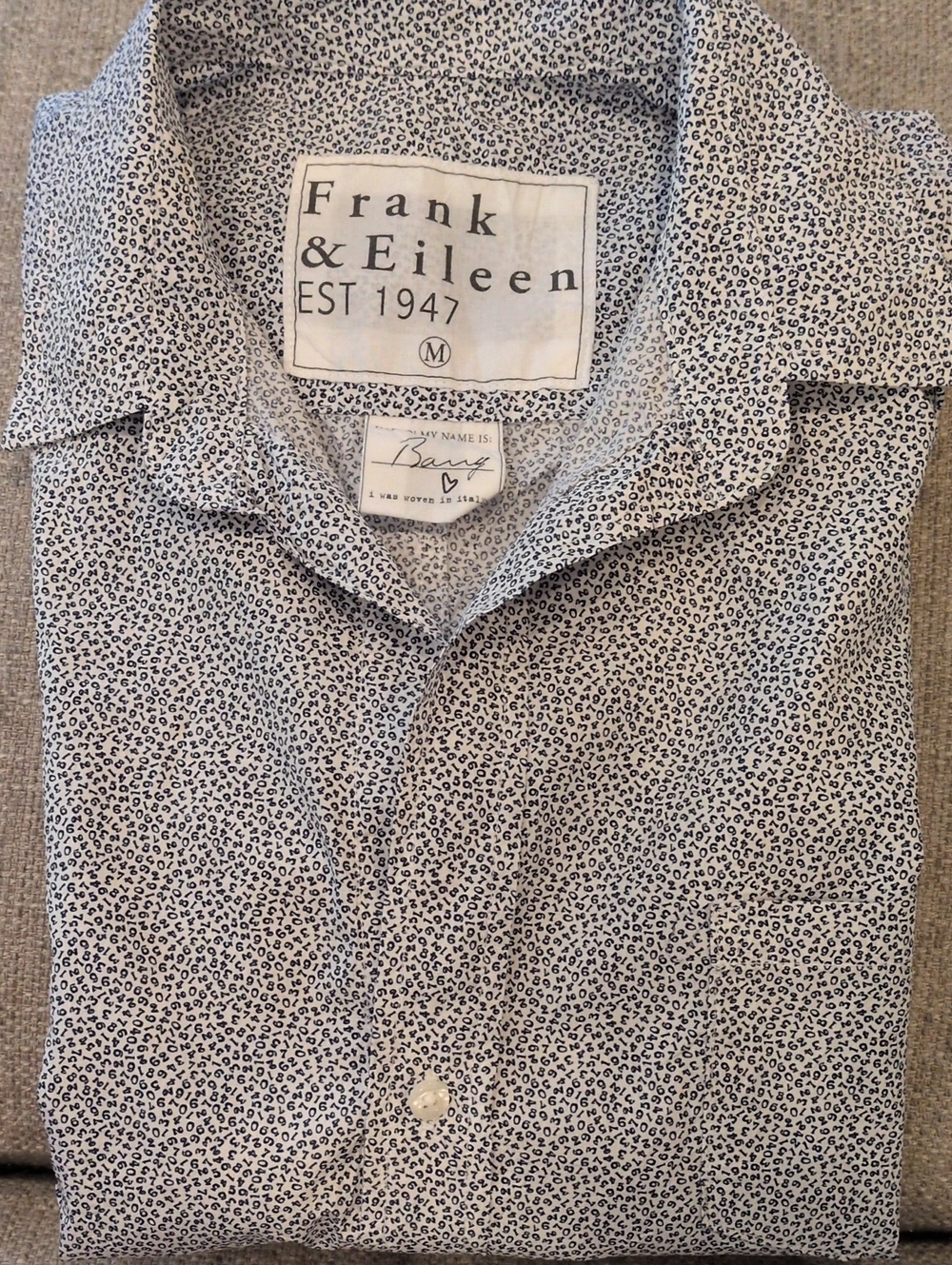 Frank & Eileen Women's Barry Micro Print Medium